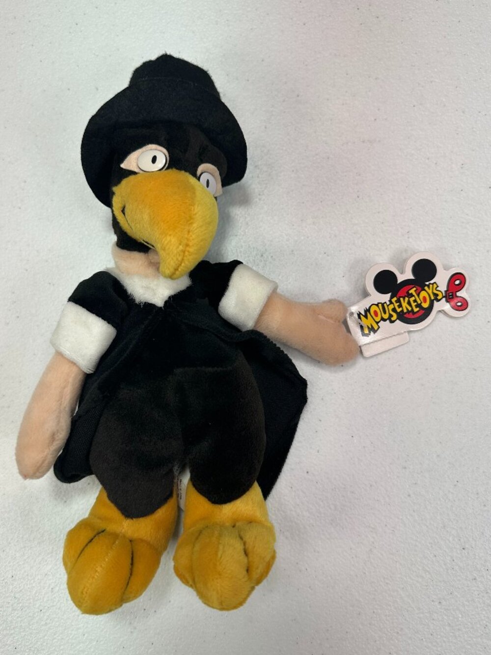Vintage Disney Parks Brer Vulture Mouseketoys Bean Bag Plush – Approx. 10" NWT